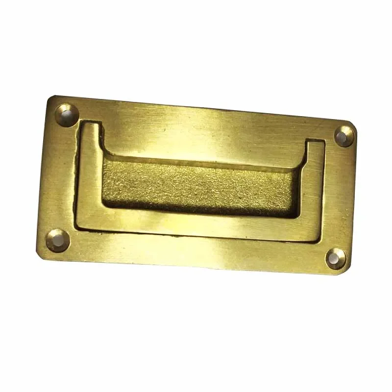 Латунные встраиваемые раздвижные ручки для дверей шкафа 2 шт. на палец ящики