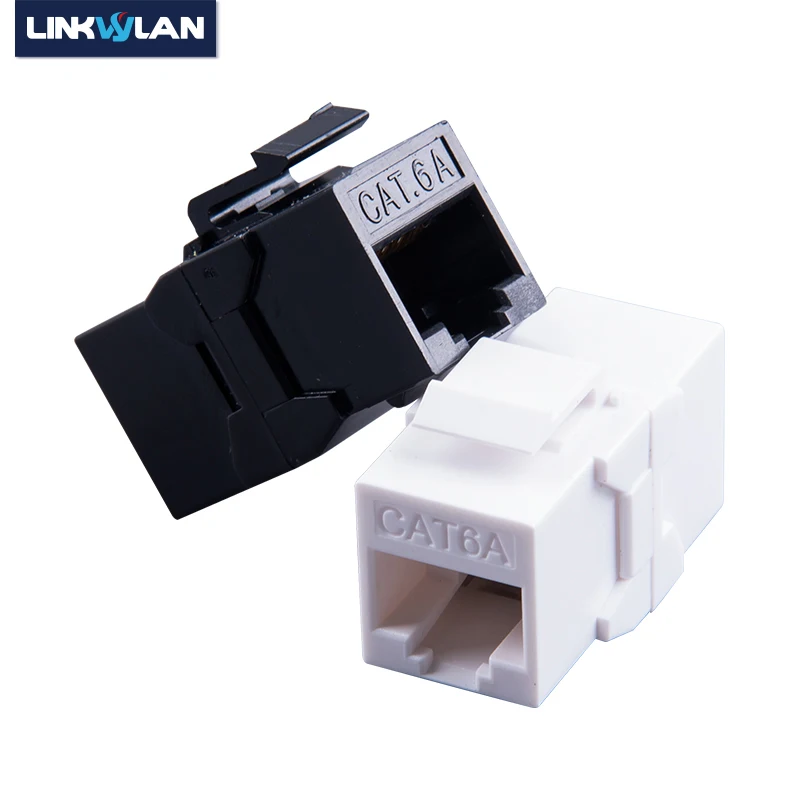 

RJ45 Cat5e Cat 6 6A Keystone Adapter Female Inline Coupler Network UTP Cable Extension Connector For Blank Patch Panel