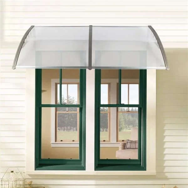 

80"x 40" Outdoor Front Door Window Awning Patio Canopy Rain Cover UV Protected Eaves