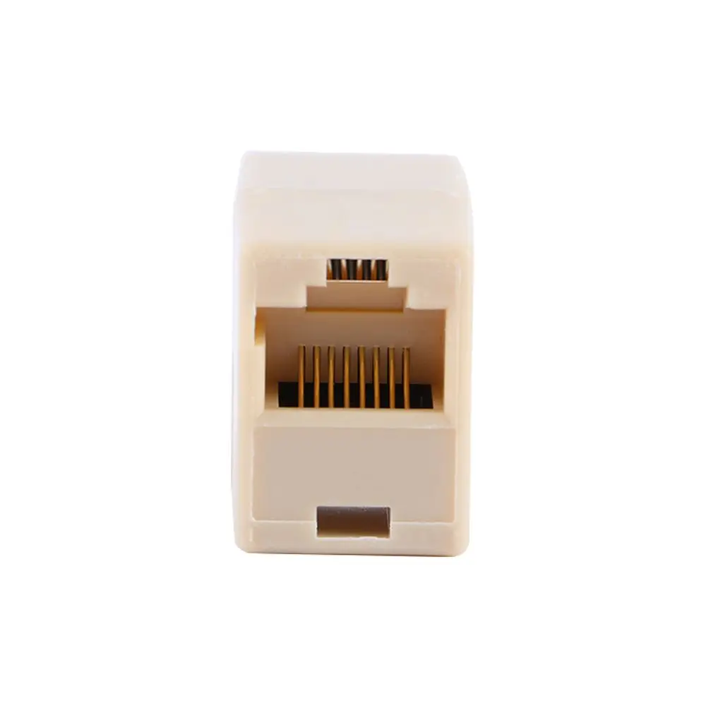 

RJ45 CAT5 CAT6 Ethernet Sockt Network Cable Connectors Extender Plug Cable Joiner Coupler Dual Straight Head