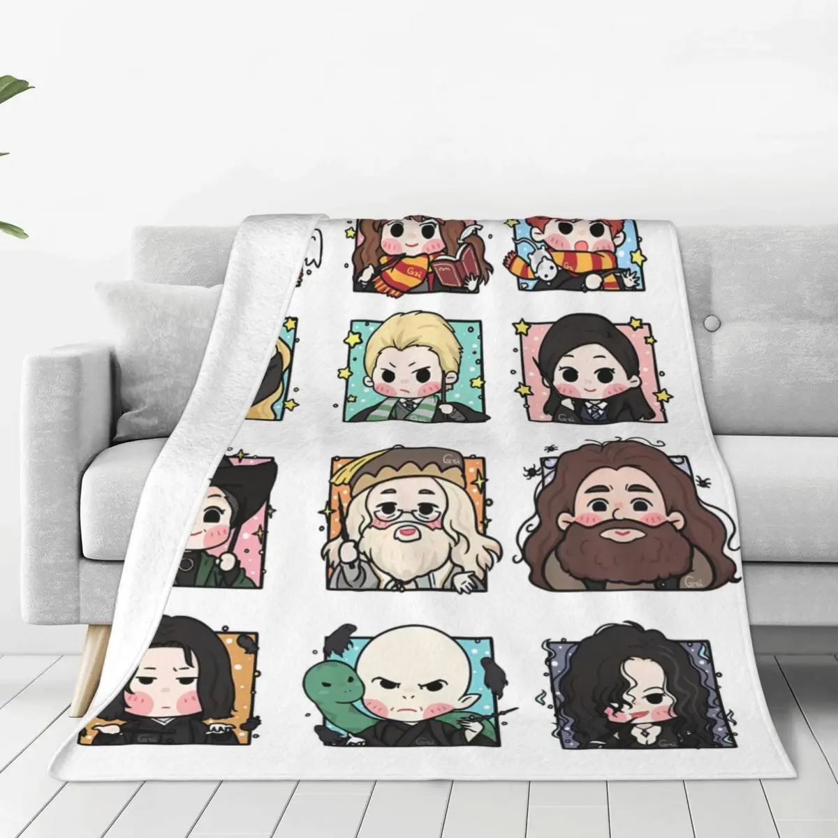 Одеяло H-Harry P-Potter с мультяшным дизайном качественное теплое мягкое одеяло зимнее