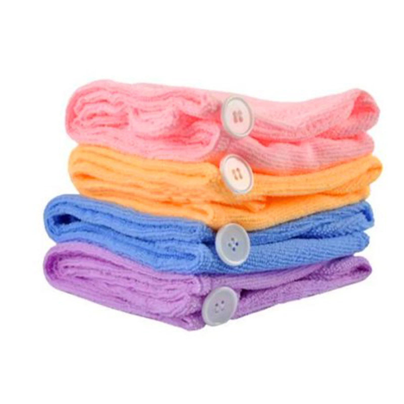 

4 шт., поглощающие воду многоразовые головные уборы из микрофибры