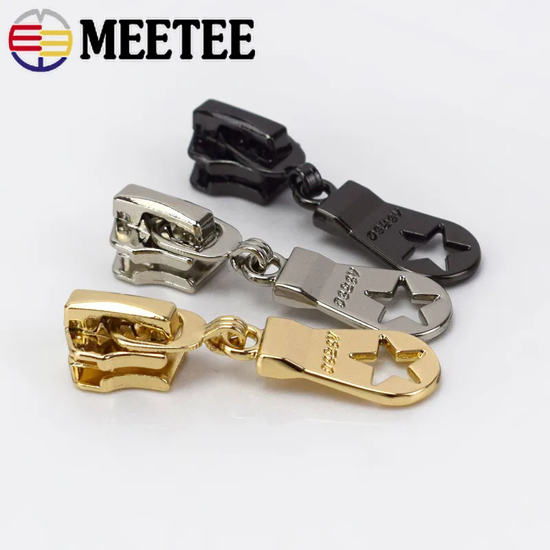 10/20 шт. Meetee слайдер на молнии для 5 # металлических молний Сделай Сам шитье ГОЛОВА