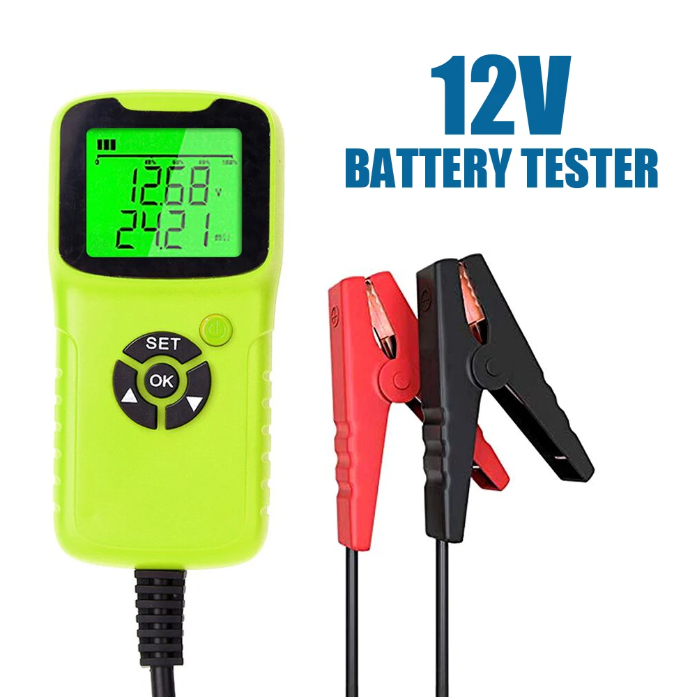 

Тестер автомобильного аккумулятора, 12 В, Ом, CCA