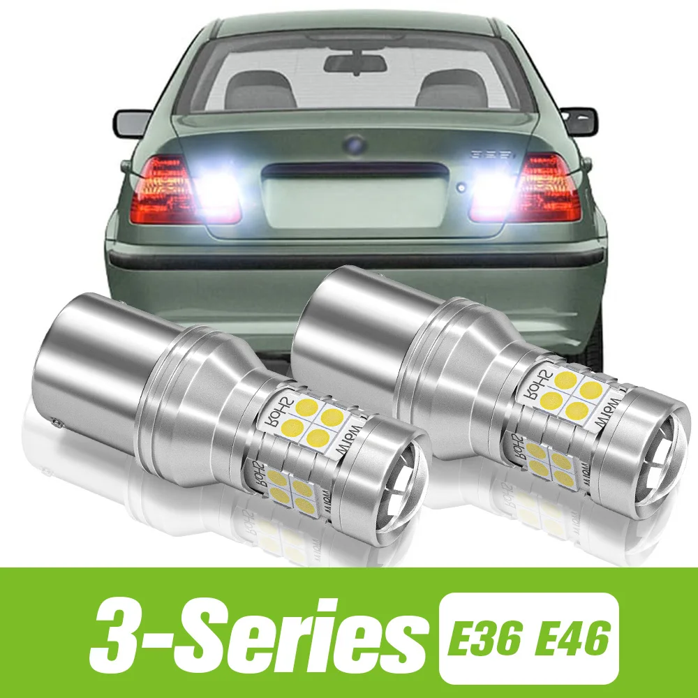 

2pcs For BMW 3 Series E46 E36 LED Reverse Light Backup Lamp 1997 1998 1999 2000 2001 2002 2003 2004 2005 2006 2007 Accessories