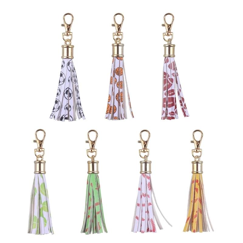 

Брелок для ключей T8DE, цветной брелок в форме спортивного шара, маленькая застежка-карабин, аксессуар для студенческой сумки