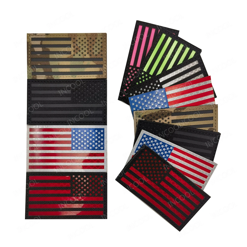 9X5 см светоотражающие нашивки для американских Соединенных Штатов США боевой Бог