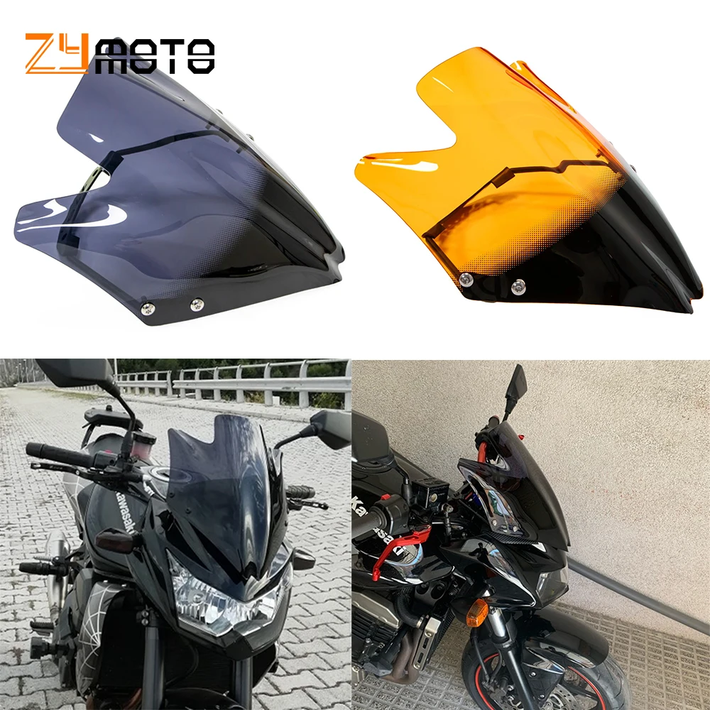 

Motorcycle Windshield Windscreen with Bracket High Quality For Kawasaki Z750 Z750R Z 750 R Z 750R 2007 2008 2009 2010 2011 2012