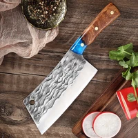 chopper knife 5cr15mov steel handmade forged kitchen knives 7 5 inch sharp butcher slicing cleaver knife meat and poultry tools