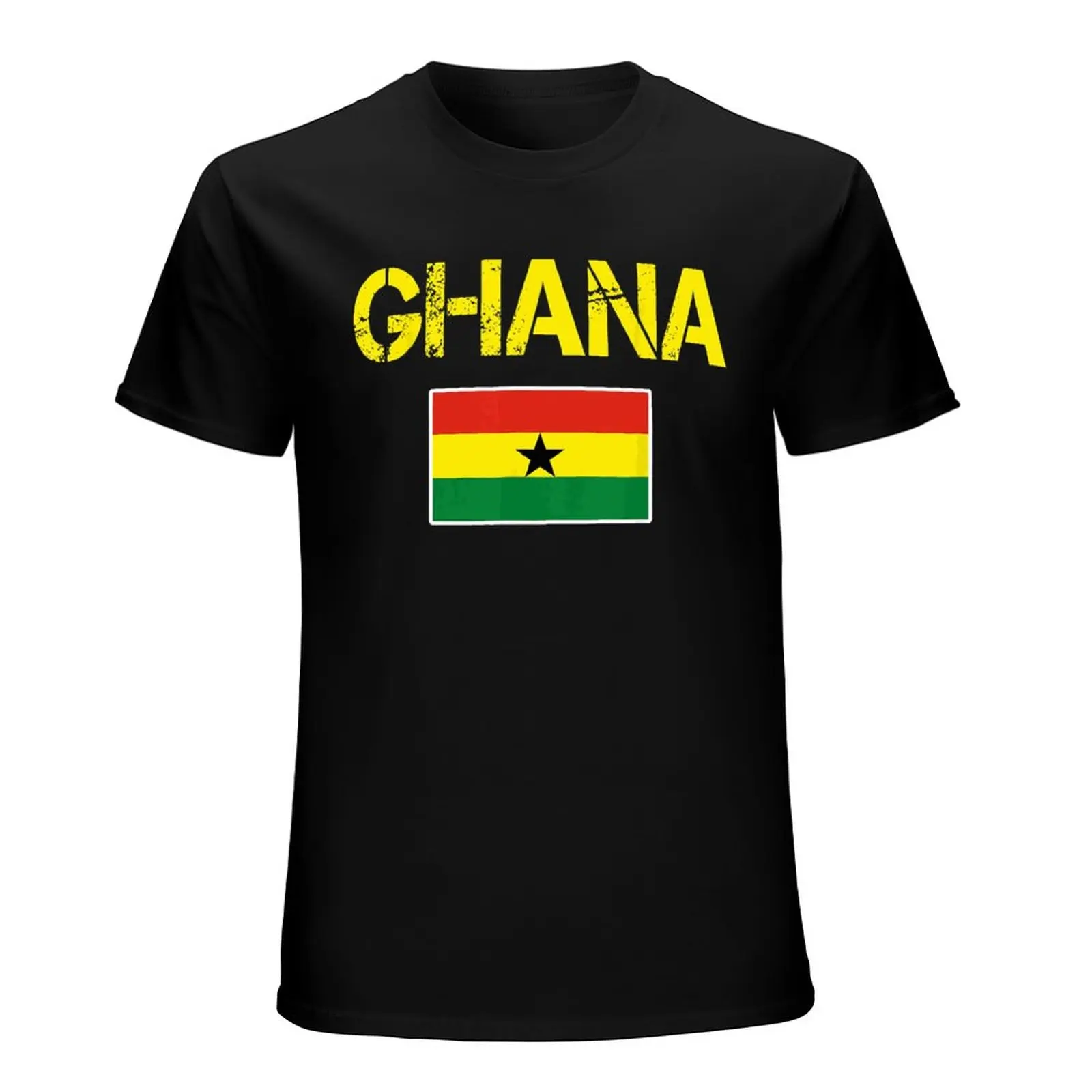 More Design Ghana Flag Ghanaian Men Tshirt Tees T-Shirt O-neck T Shirts Women Boys Clothing 100% Cotton