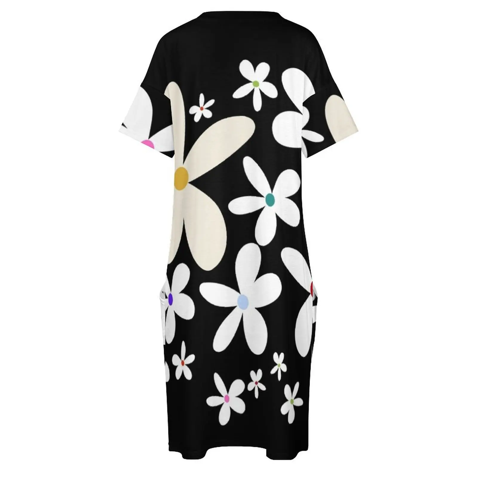 Счастливый РЕТРО БЕЛЫЙ АБСТРАКТНЫЙ МНОЦВЕТНЫЙ ДИЗАЙН ЗАБАВНЫЙ ВИНТАЖНЫЙ ДЛЯ