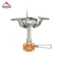 widesea camping gas burner tourist stove outdoor portable heater cooker survival survival furnace pocket picnic cookware
