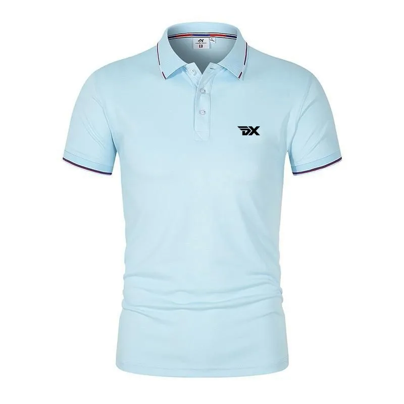 New Men's Summer Cotton Golf Polo Shirt Fashion Sports High Quality Polo Neck Short Sleeve T-shirt Men's Casual Business Top