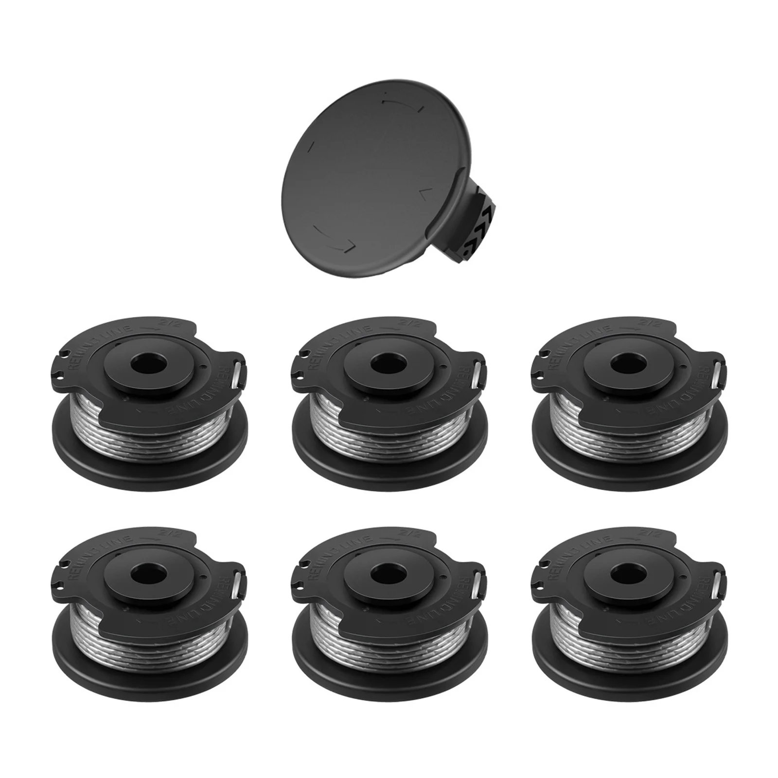 

6 шт./упаковка, шпули для триммера Bosch EasyGrassCut ART 23SL 26SL