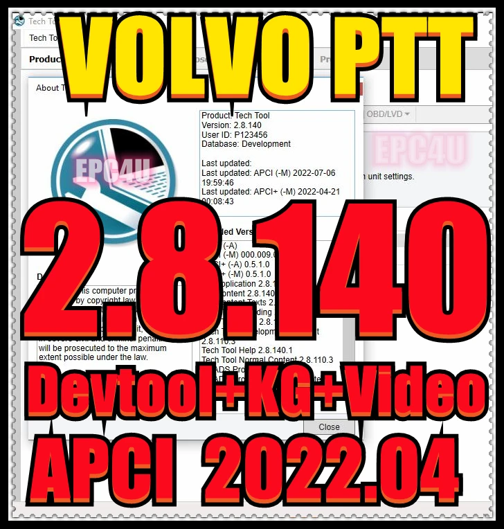 2022 Премиум технологический инструмент 2.8.140 (PTT 2 8/VCADS)(REAL Development) [APCI + 04] История