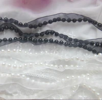 1yard width1 5cm elegant yarn beaded lace doll skirt clothing lace handmade diy decoration accessories 2022 new kk 909