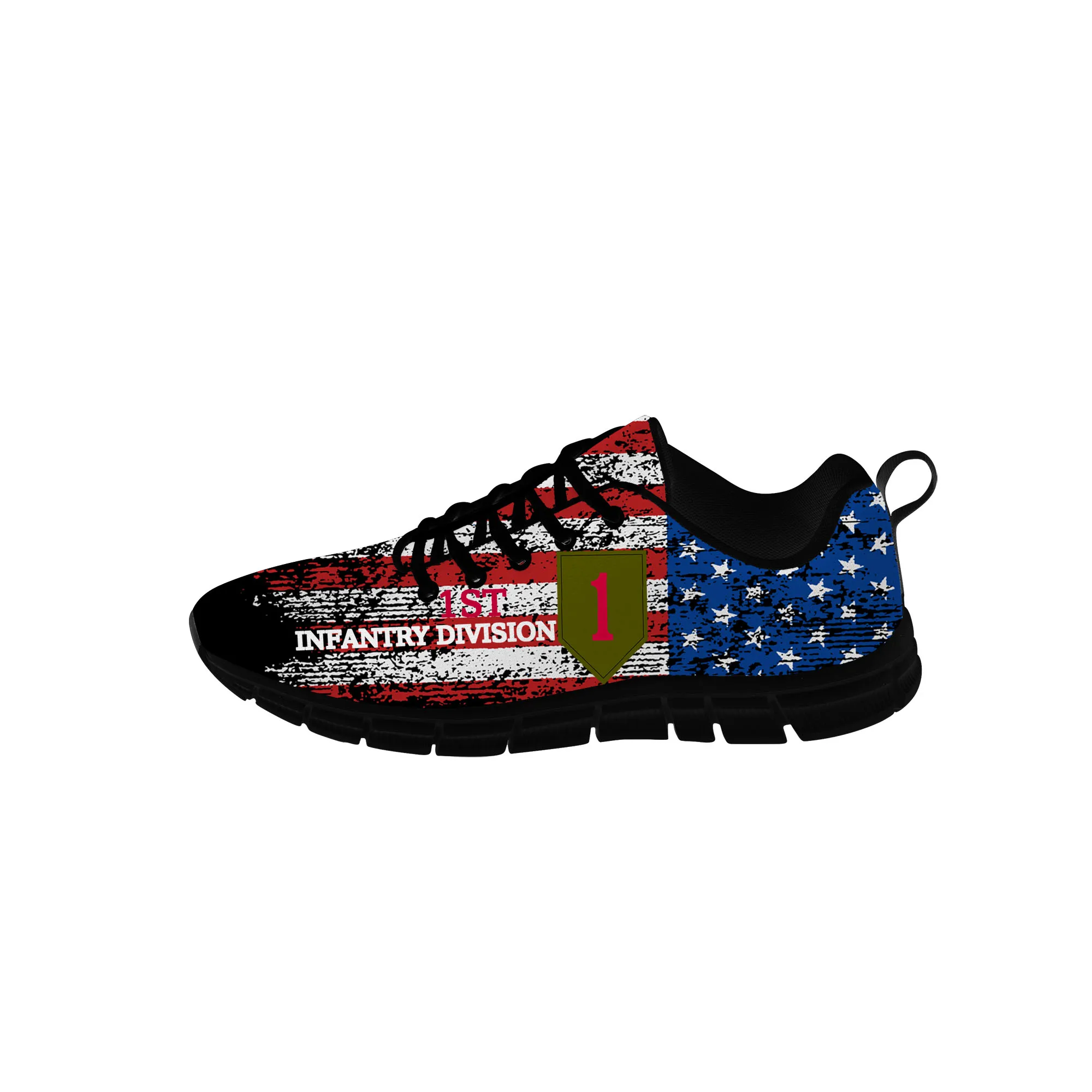 

1ST Infantry Division Sneakers Mens Womens Teenager Casual Cloth Shoes Canvas Running Shoes 3D Print Lightweight shoe