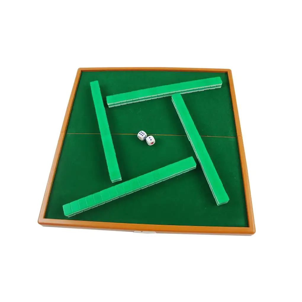 

Trumpet Mahjong Engraved Mahjong with A Table Chess Entertainment