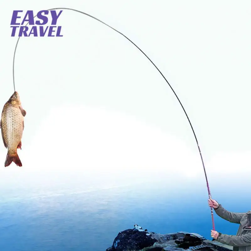 

Anti-slip And Wear-resistant Fishing Rod Durable Carbon Fiber Fishing Pole Ultra-hard 28-tone Lightweight Telescopic Rod