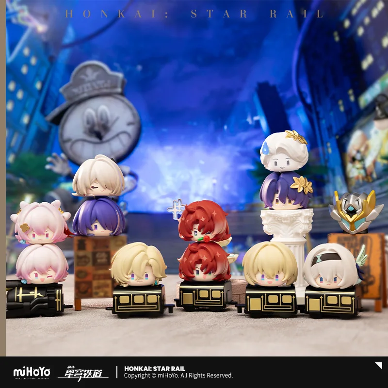 MiHoYo Official March 7th Argenti Dr. Ratio Acheron Aventurine Firefly Base Figurine Anime Figure Statue Model Doll Toys Kids