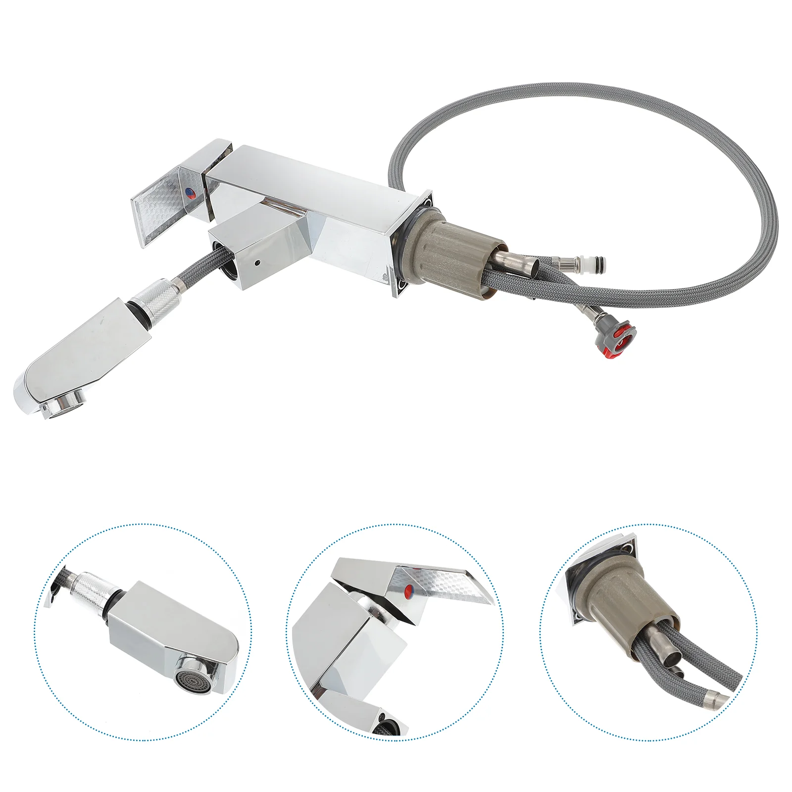 

Sink Bathroom Sink Kitchen With Down Sprayer Accessory