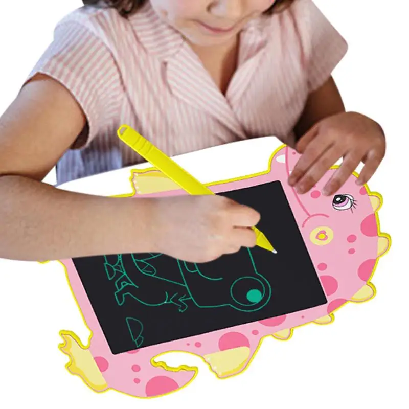 

Планшет для рисования электронный с ЖК-дисплеем в форме динозавра, 8,5 дюйма