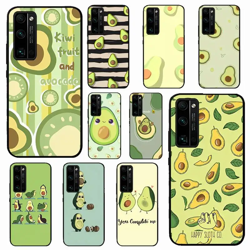 

Cute Cartoon Fruit Avocado Phone Case for Huawei Honor 10 i 8X C 5A 20 9 10 30 lite pro Voew 10 20 V30