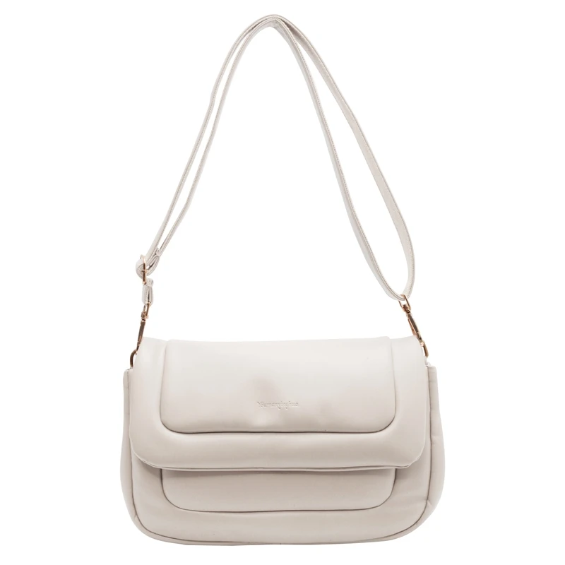 Jin Mantang Vintage Leather Crossbody Bags for Women 2023 Winter New In Handbags Small Simple Travel Flap Bag