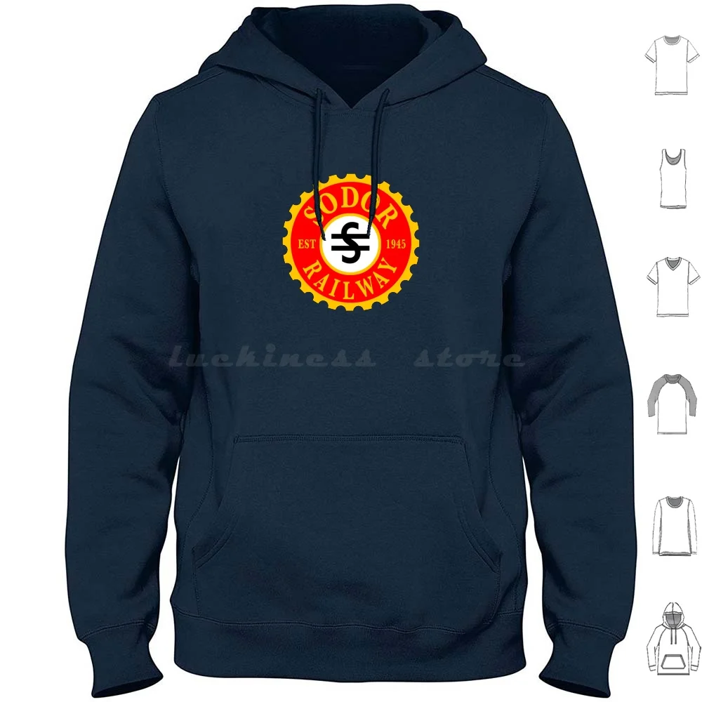 

: Sodor Railway Logo Hoodie cotton Long Sleeve Thomas The Tank Engine Thomas The Train Thomas Sodor Isle Of Sodor Trains