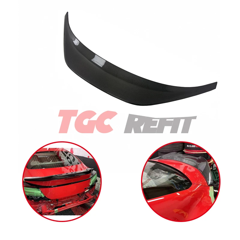 Rear Spoiler Carbon Fiber Trunk Wing Ducktail Aero Lip Kit Rear Trunklid For GR86 BRZ Rear Wing Car Accessories