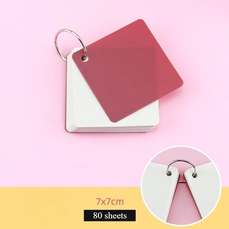 

Блокнот Для Заметок На 80 Страниц С Индексами И Кольцами, Портативный Карманный Блокнот Для Тренировки Памяти