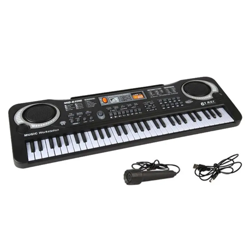 

61 for KEY Music Electronic Keyboard Digital Piano Organ with Microphone