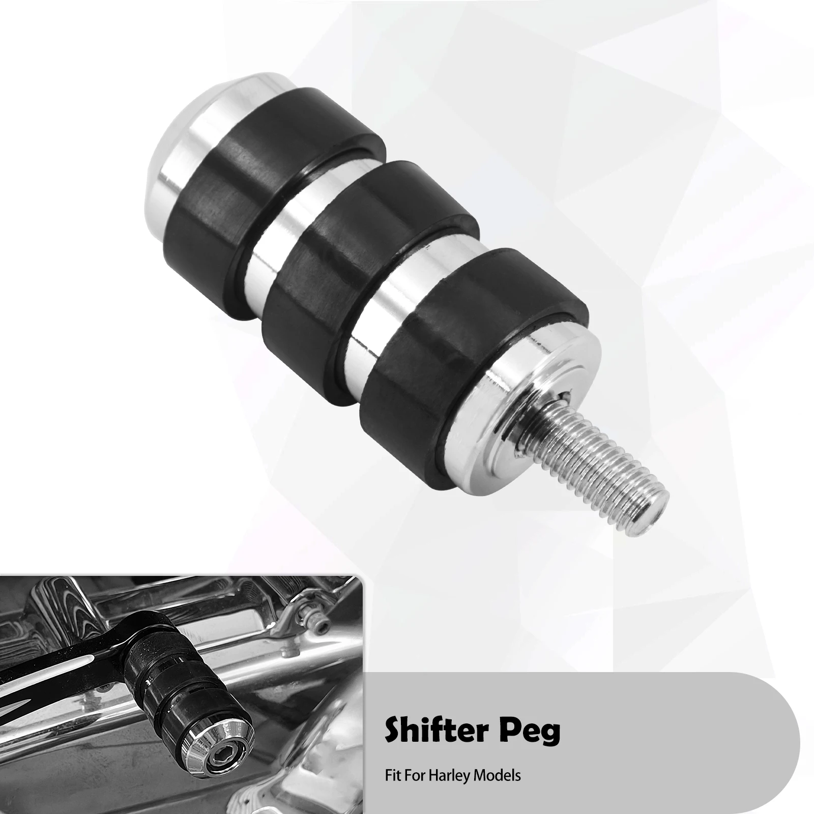 

Мотоцикл рычаг переключателя передач Перестановка Peg гвоздь хром для Harley Sportster XL 1200 883 Touring Electra Glide Softail Breakout Dyna