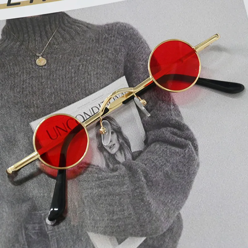 

Retro Small Frame Oval Sunglasses Unisex Fashion Design Eyewear Summer Party Out Vintage Shades UV400 Glasses Gafas De Sol