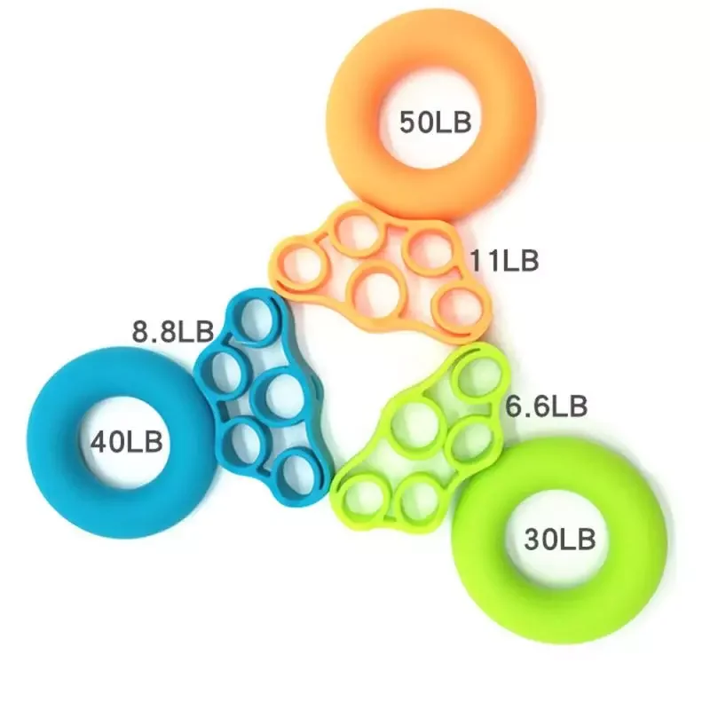 

Hand Gripper Grip Silicone Ring Hand Resistance Band Finger Stretcher-Exercise Forearm Wrist Training Finger Exerciser