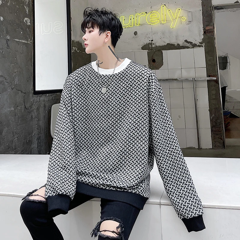 2023 High Quality Comfortable Classic Style Streetwear Hip Hop Sweatshirt Men Clothing Korean Pullover Harajuku Coat W96