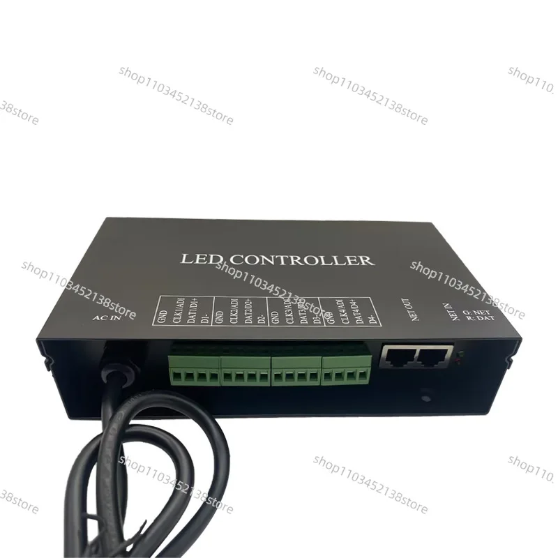 Фото DMX512 H802RA Контроллер программирования симфонии Сценический свет Четырехпортовое управление сигнала управления Протокол Art-Net №2