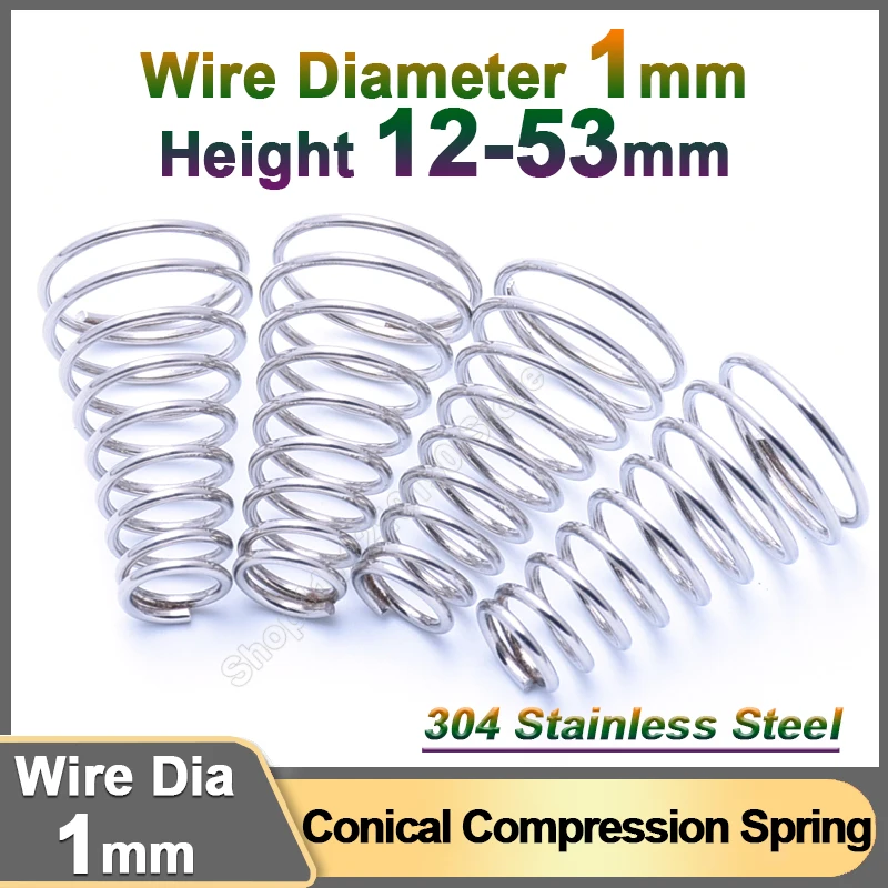 

Пружины из нержавеющей стали 1 мм 12-53 мм