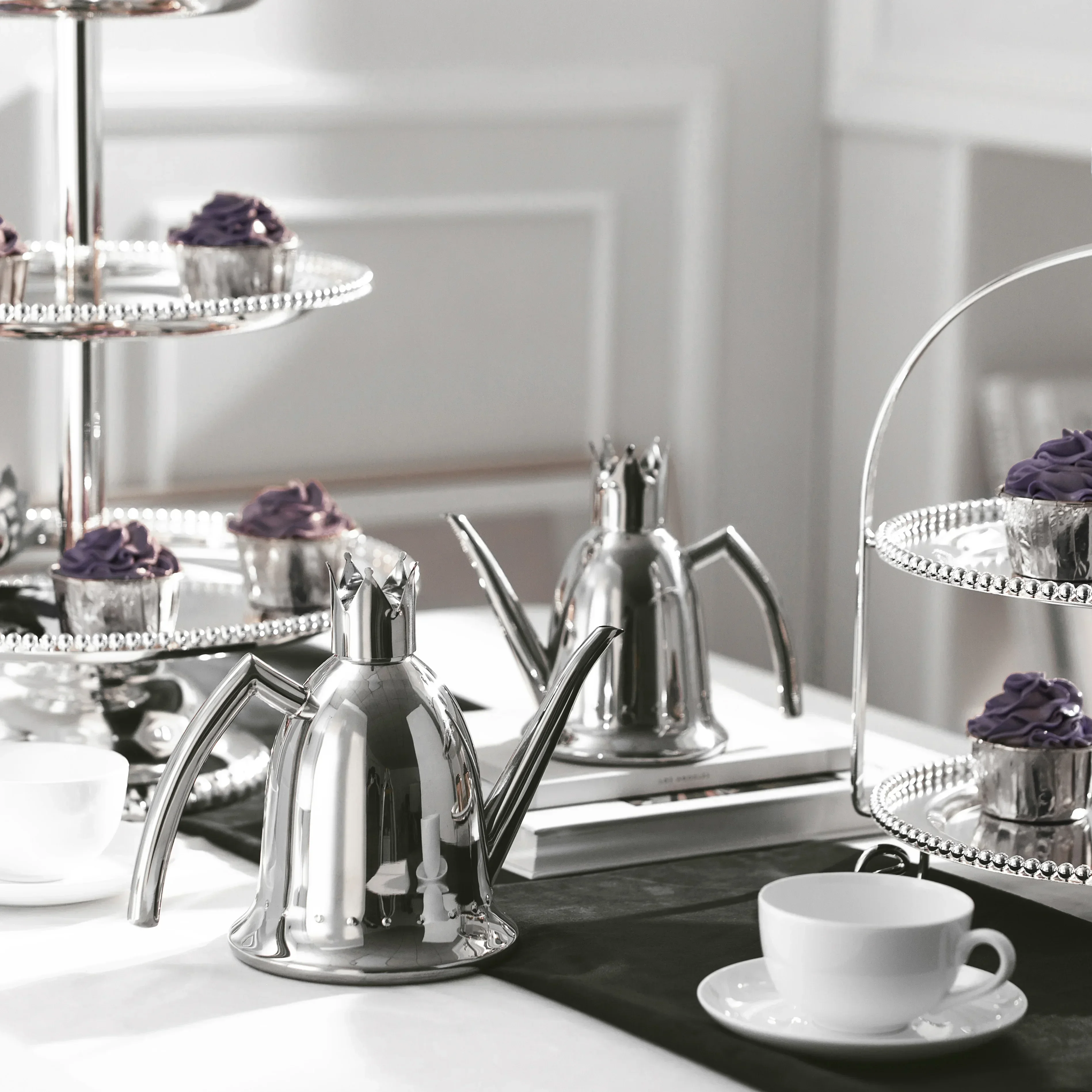 Скандинавский свет роскошный горшок из нержавеющей стали с узким горлышком