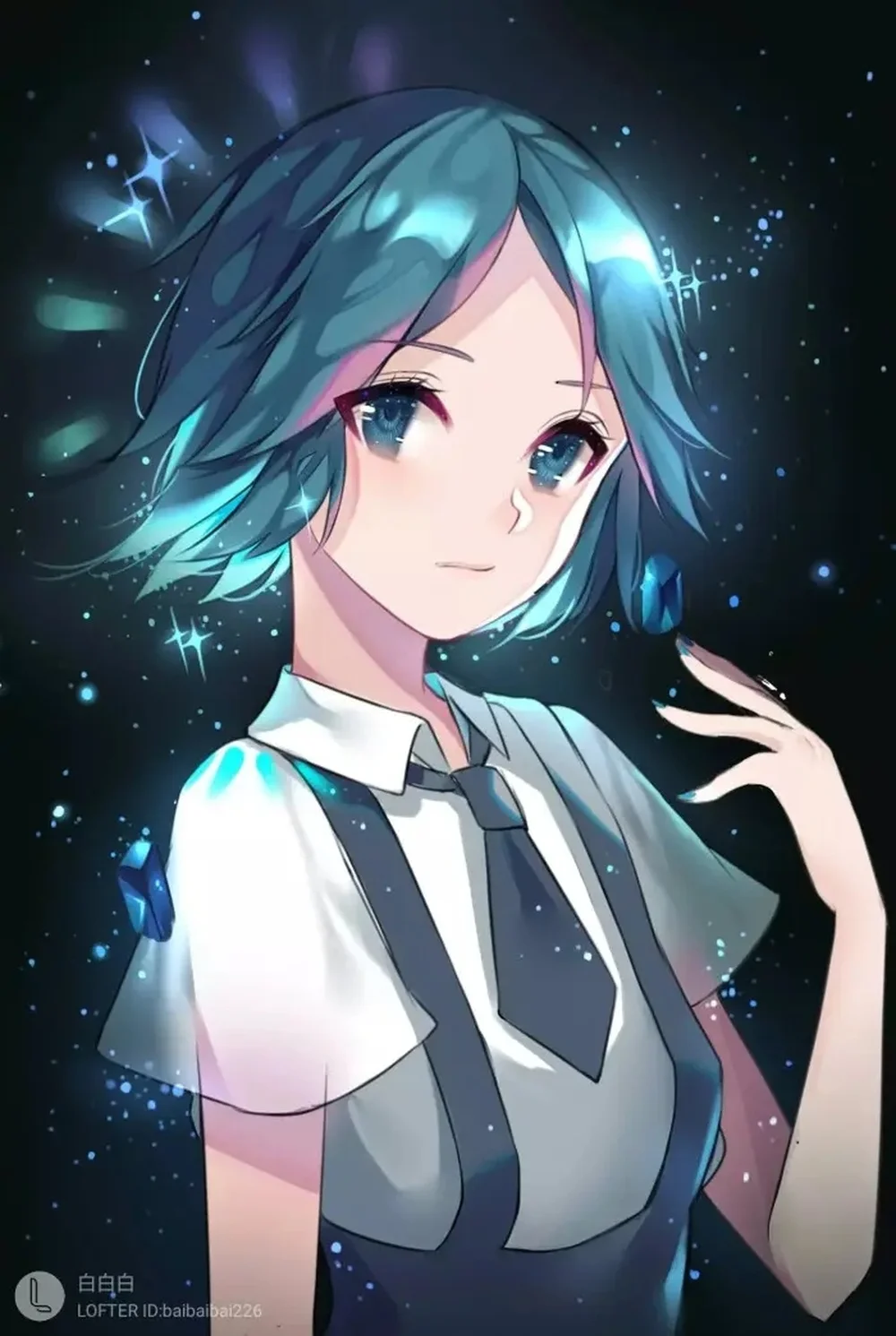 Костюм для косплея из аниме Земля Блестящих/Houseki No Kuni - Phosphophyllite Cinnabar Diamond Bort рутил