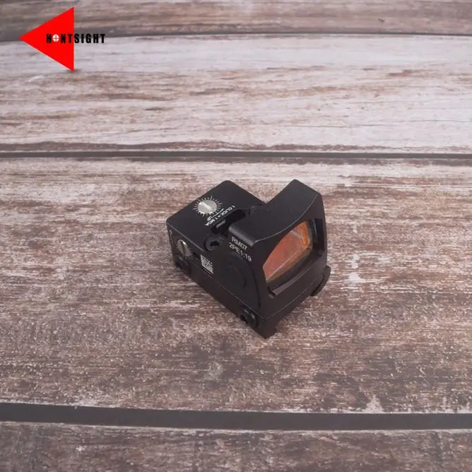 

Mini RMR Red Dot Sight Collimator Rifle Reflex Sight Scope Fit 20mm Weaver Rail For Airsoft / Hunting Rifle With Glock Mount