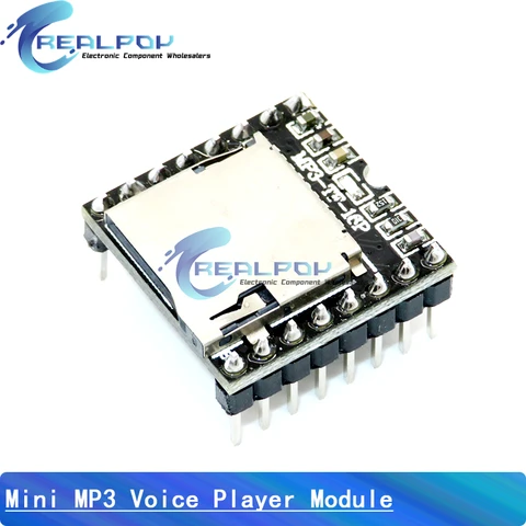 REALPOY Mini MP3 плеер DFPlayer V3.0