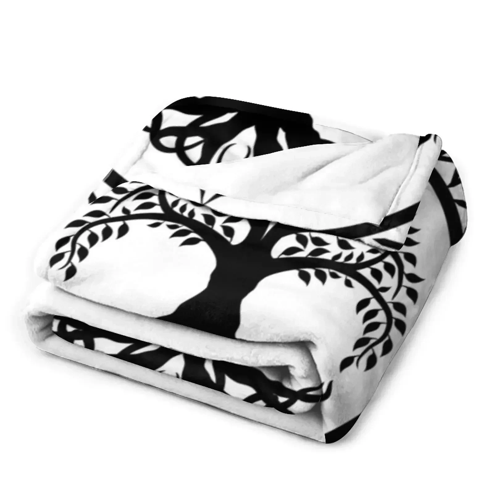 Yggdrasil /// Рунический круг (вариант I) Плед Диван Свободные теплые зимние одеяла