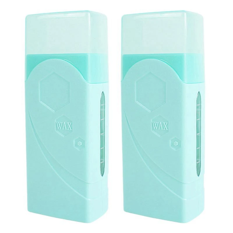 

2X Single Handheld Depilatory Wax Hair Removal Machine Portable Epilator Roll Depilatory Heater EU Plug Green
