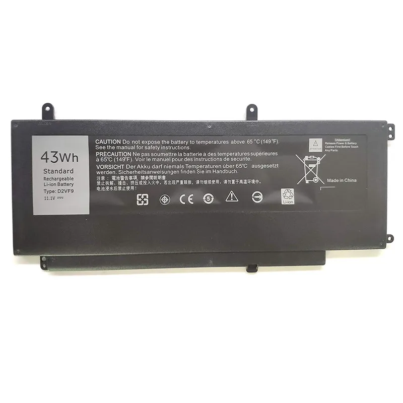 Новые литий-ионные аккумуляторы для ноутбуков 43 Втч 11 1 В D2VF9 Dell Inspiron 15 7547 7548 Vostro 5459