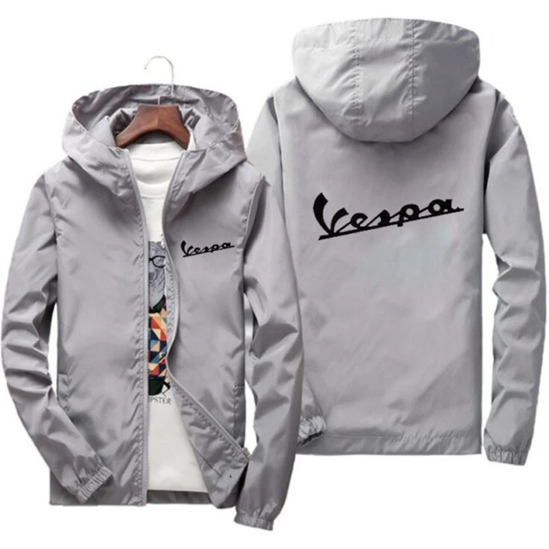 Vespa логотип автомобиля весна-лето Мужская Новая Солнцезащитная одежда модный