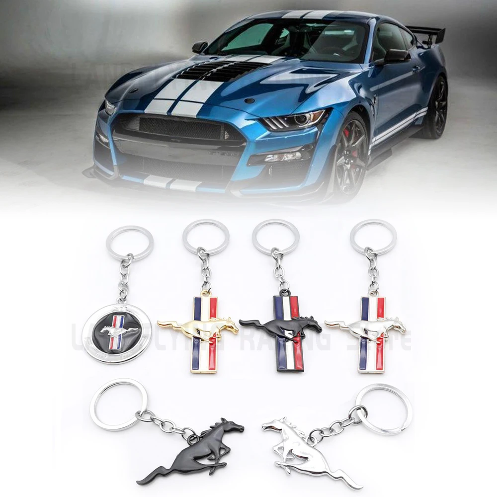 Брелок для ключей из цинкового сплава аксессуар автомобиля Ford Mustang GT 350 500 2015 2016 2017