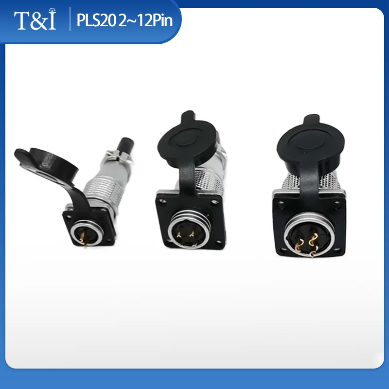 

Серия P20 авиационная штепсельная вилка, квадратное сиденье, 2/3/4/5/6/7/8/9/10/12 штырьковые и гнездовые разъемы PLS20 20 20 мм