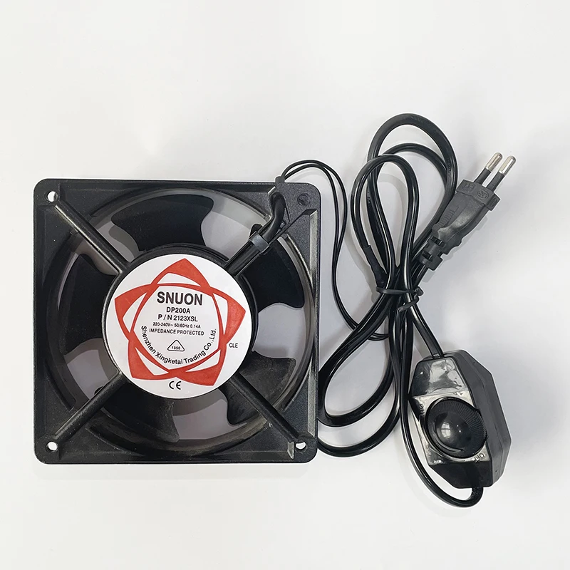 Осевой охлаждающий вытяжной вентилятор с кабелем питания 220-240 В 120 мм | Бытовая