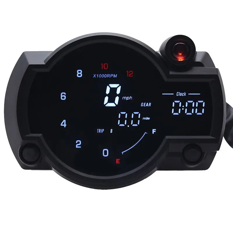 Цифровой универсальный спидометр одометр для мотоцикла 0-199 км/ч